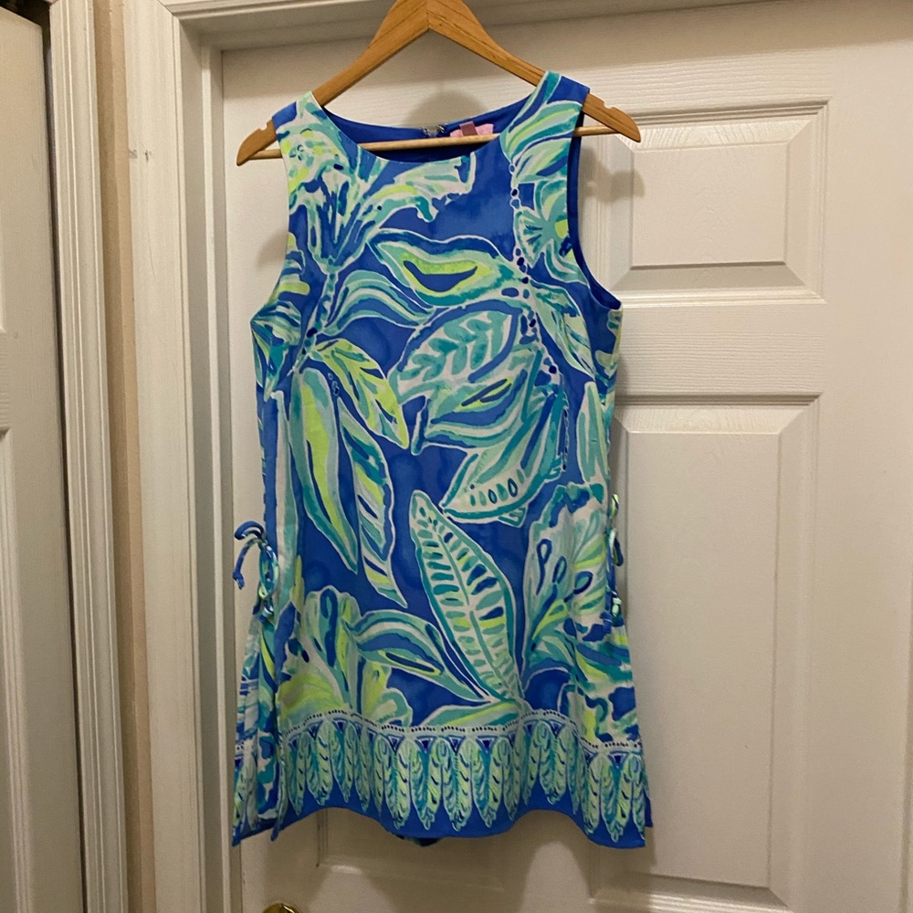 Lilly Pulitzer Donna Romper Palm Passage size 8